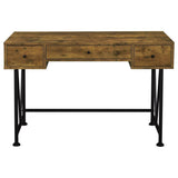 Analiese 47-inch 3-drawer Writing Desk Rustic Nutmeg - 801541