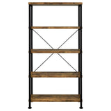 Analiese 63-inch 4-shelf Bookshelf Rustic Nutmeg - 801542