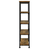 Analiese 63-inch 4-shelf Bookshelf Rustic Nutmeg - 801542