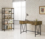 Analiese 63-inch 4-shelf Bookshelf Rustic Nutmeg - 801542