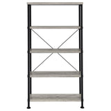 Analiese 63-inch 4-shelf Bookshelf Grey Driftwood - 801546