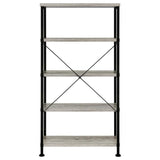 Analiese 63-inch 4-shelf Bookshelf Grey Driftwood - 801546