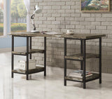 Kemper 59-inch 4-shelf Writing Desk Weathered Brown - 801551
