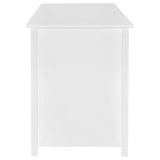 Dylan 60-inch 4-drawer Lift Top Office Desk White High Gloss - 801573