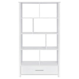 Dylan 68-inch 4-shelf Storage Bookshelf White High Gloss - 801574