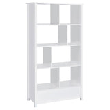Dylan 68-inch 4-shelf Storage Bookshelf White High Gloss - 801574