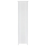 Dylan 68-inch 4-shelf Storage Bookshelf White High Gloss - 801574