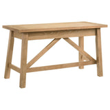 Fabian 54-inch 2-drawer Computer Writing Desk Distressed Light Brown - 801605