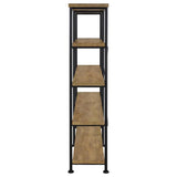Analiese 63-inch 4-shelf Double Bookshelf Mango - 801853