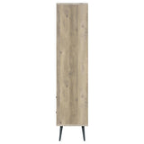 Maeve 70-inch 3-shelf Bookcase with Drawers Distressed Pine - 801923