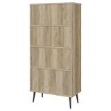 Maeve 70-inch 3-shelf Bookcase with Drawers Distressed Pine - 801923