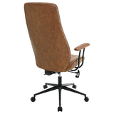 Ranger Upholstered Adjustable Home Office Desk Chair Brown - 801941