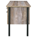 Samson 60-inch 4-drawer Office Computer Desk Weathered Oak - 801950