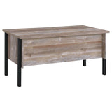 Samson 60-inch 4-drawer Office Computer Desk Weathered Oak - 801950