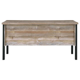 Samson 60-inch 4-drawer Office Computer Desk Weathered Oak - 801950
