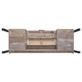 Samson 60-inch 4-drawer Office Computer Desk Weathered Oak - 801950