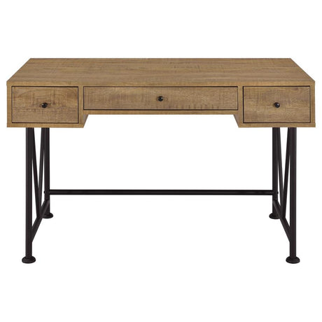 Analiese 47-inch 3-drawer Writing Desk Mango - 802001