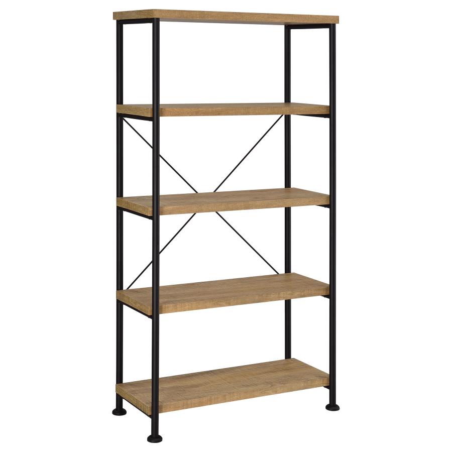 Analiese 63-inch 4-shelf Bookshelf Mango - 802003