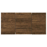 Sheeran 47-inch Writing Desk with Storage Rustic Amber - 802011