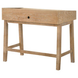 Fabian 38-inch Computer Desk with Keyboard Drawer Distressed Light Brown - 802041