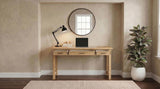 Vermes 55-inch 3-drawer Writing Desk with Power Outlet Light Ash - 802061