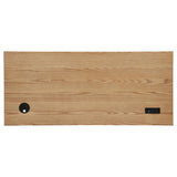 Vermes 55-inch 3-drawer Writing Desk with Power Outlet Light Ash - 802061