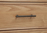Vermes 66-inch 7-drawer Computer Desk with Power Outlet Light Ash - 802062