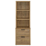 Westpark 3-shelf Bookcase USB and Lockable Drawer Mango - 802693