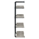 Elmcrest 24-inch 4-shelf Wall Bookshelf Grey Driftwood - 804416