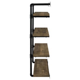 Elmcrest 39-inch 4-shelf Wall Bookshelf Rustic Oak - 804417