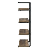 Elmcrest 24-inch 4-shelf Wall Bookshelf Rustic Oak - 804426