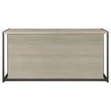 Loomis 60-inch 4-drawer Computer Desk Whitewashed Grey - 805881
