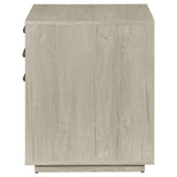 Loomis 3-drawer Home Office File Cabinet Whitewashed Grey - 805882