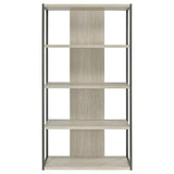 Loomis 72-inch 4-shelf Bookshelf Whitewashed Grey - 805883
