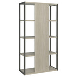 Loomis 72-inch 4-shelf Bookshelf Whitewashed Grey - 805883