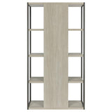 Loomis 72-inch 4-shelf Bookshelf Whitewashed Grey - 805883