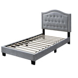 European Style Bed, Button Tufted Headboard