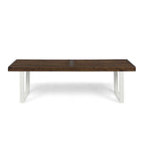 Intrinsic - Outdoor Dining Bench With Slat Top
