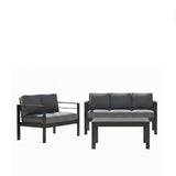 Outdoor Patio Set All-Weather With Thick Cushions