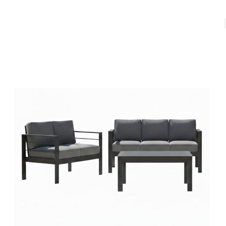 Outdoor Patio Set All-Weather With Thick Cushions