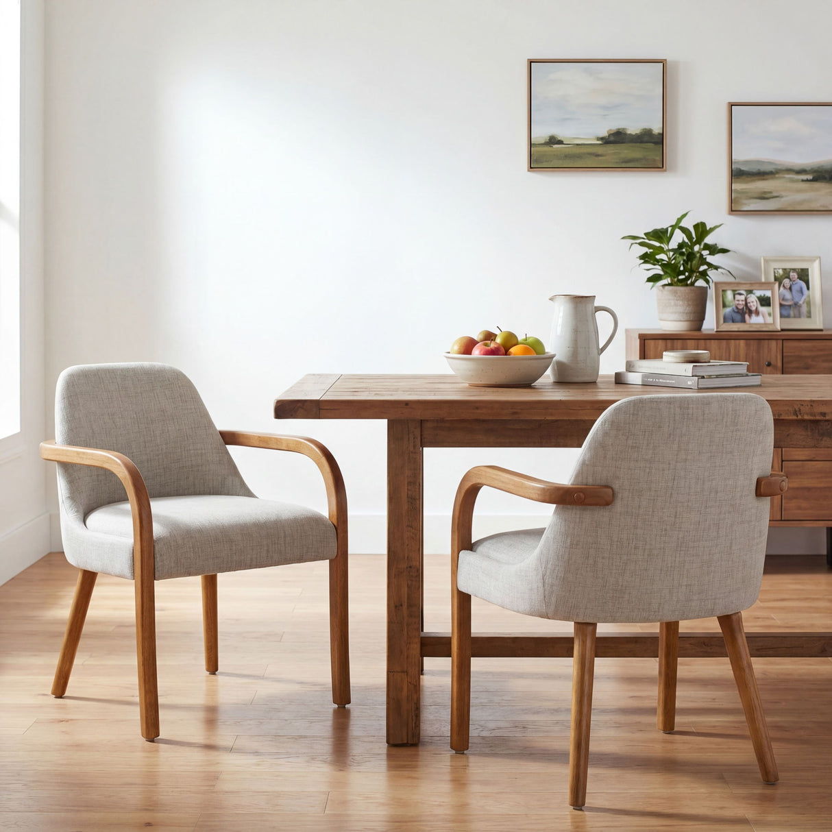 Dining Upholstered Armchairs (Set of 2)