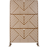 Freestanding Outdoor & Indoor Freestanding Metal Privacy Screen