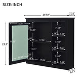 Modern Wall-Mounted Medicine Cabinet With Mirror