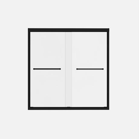 Double Sliding Shower Door With Explosion Proof Film