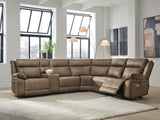 Max-Momentum 6-Piece Power Reclining Sectional with Audio Console - PC82305S5