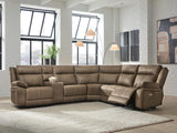 Max-Momentum 6-Piece Power Reclining Sectional with Audio Console - PC82305S9