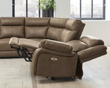Max-Momentum 6-Piece Power Reclining Sectional with Audio Console - PC82305S9