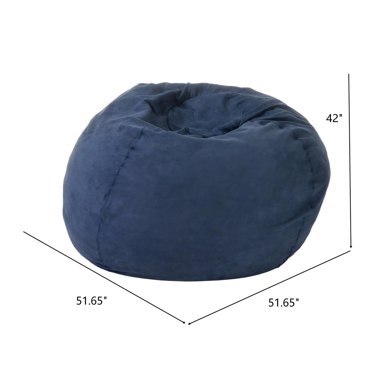 Comfortable High Density Shredded Foam Bean Bag Chair With Removable Cover