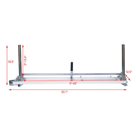 Portable Chainsaw Planking Lumber With Adjustable Milling Bar
