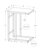 Accent Table, C - Shaped, Contemporary & Modern, Versatile Use